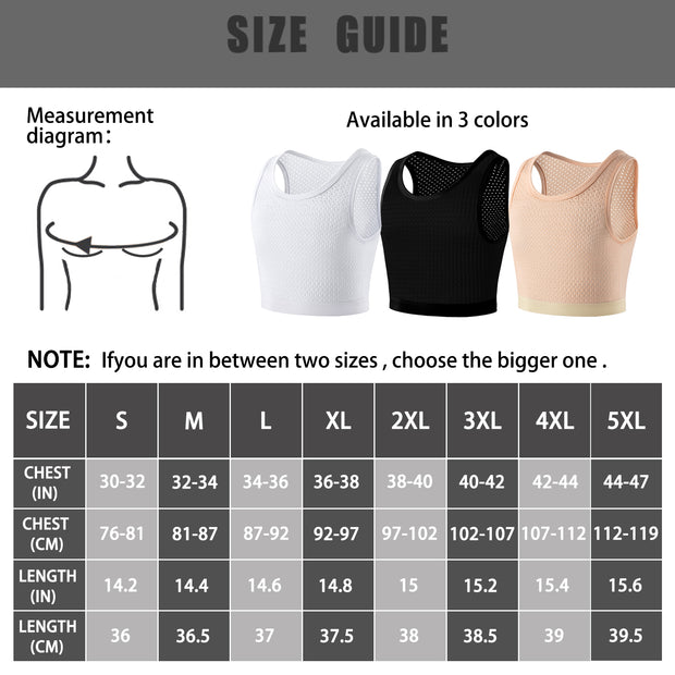 Chest Binder Sizing Guide  TOMSCOUT Official Website